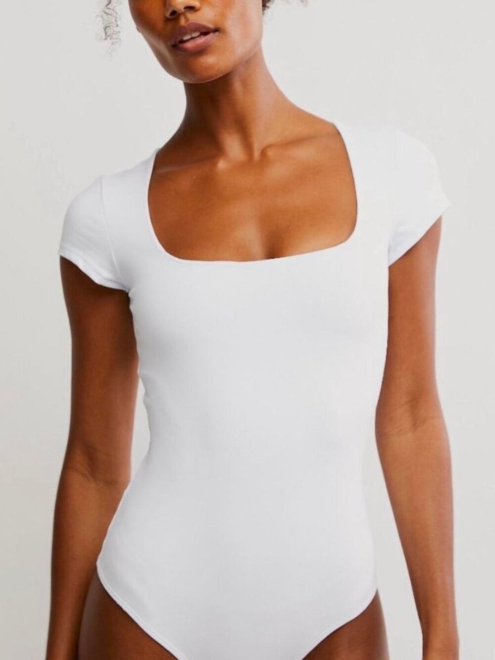 Free People White Bodysuit, XS